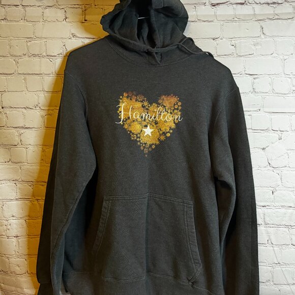 Hamilton The Musical Adult Long Sleeve Hoodie Size Medium - Picture 1 of 5